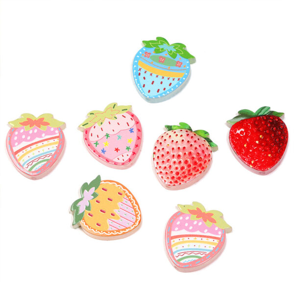 oly-f69741b2a559d8b8f237c5166747779d Wholesale Acrylic Strawberry Beads DIY Jewelry Accessories for Keychain Bag Charm