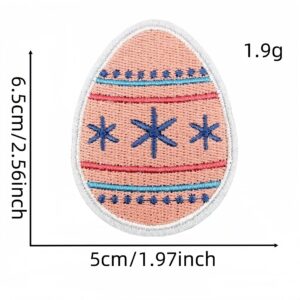 Easter egg cloth stickers 21#