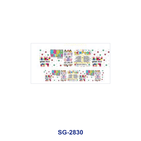oly-f6a918b6e588dc78ce345eb1379c8aa4 Wholesale 8pcs Back To School Stationery Print 3oz Cup Stickers Wrap OLY Exclusive