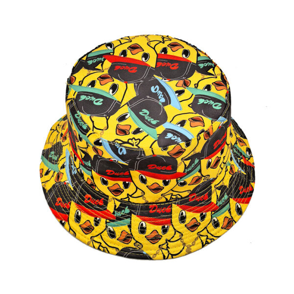 oly-f6c18cc4113ad6c61c501bc69756881f Wholesale Little Yellow Duck Print Fisherman Hat Sunscreen Hat Boutique Gift