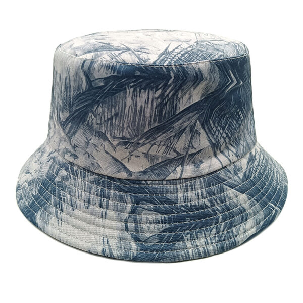 Wholesale Retro Ink Painting Bucket Hat Double Sided Reversible Sun Protection Fashion Accessory