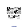 Wholesale 8pcs Gothic Vintage Mini Cup Keychain Sticker