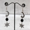 Wholesale Star Moon Sun Earrings Set Fashion Drop Dangle Earrings Retro Geometric Zinc Alloy Jewelry Accessory Boutique Resale