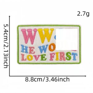 Colorful english cloth stickers 3 #