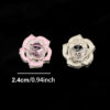 oly-f740e6bd4e60b53b6d5c19d0a7627f8e Wholesale Fashion Mixed Color Metal Flower Beads DIY Jewelry Accessory Gift