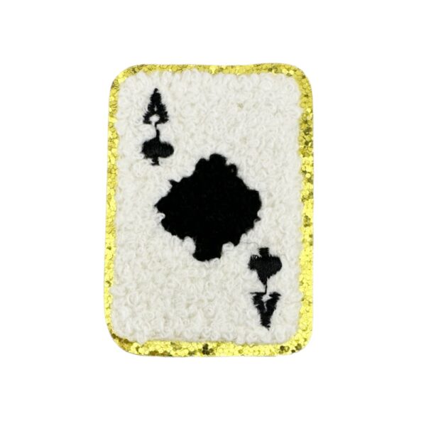 Wholesale Embroidered Playing Card Patches DIY Clothing Decor Stylish Fashion Accessory Gift