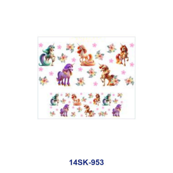 oly-f77306415a23d9175524a38f07d27225 Wholesale 2/4/8pcs Unicorn Cartoon Character Print Mini Cup Keychain Sticker OLY Exclusive