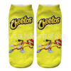 Wholesale 3D Printed Food Chip Pattern Socks - Trendy Fashion Accessory Gift for Unisex