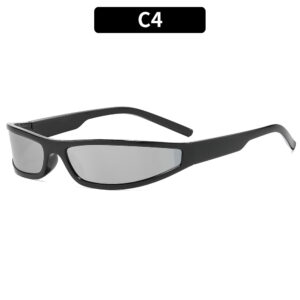 C4-black frame white mercury