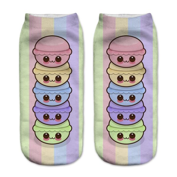 oly-f791903b70125584dcff6898cd64dd88 Wholesale 3D Digital Print Meat Pattern Socks Trendy Fashion Accessory for Party Gift Boutique Resale