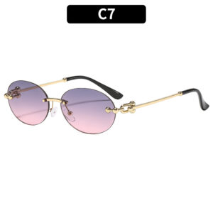 C7-gold frame gray powder tablet