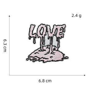 love embroidery stickers 2#
