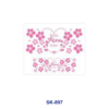 Wholesale 8pcs Hand Drawn Cartoon Figure Bow Floral Maternal Slogan Peace Sign Decor Mini Cup Keychain Sticker OLY Exclusive