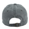 Wholesale Solid Black Distressed Baseball Cap Men Adjustable Curved Brim Boutique Resale