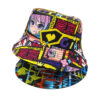 Wholesale Printed Anime Bucket Hat Stylish Sun Protection Hat for Men Women