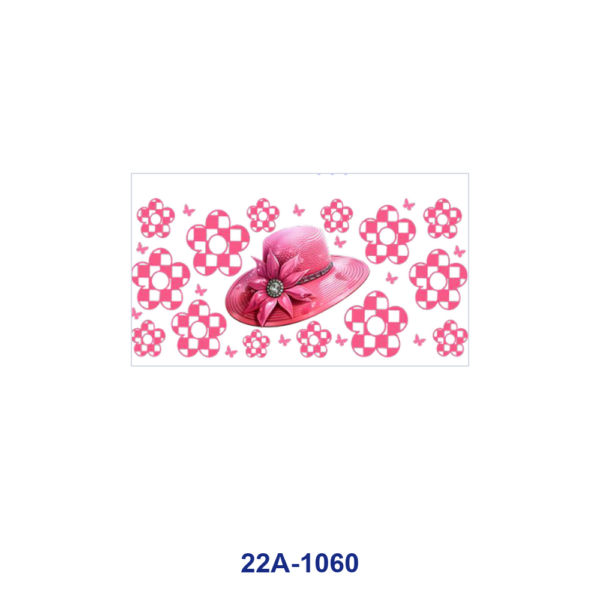 oly-f7c5d242cff846e6223aa95eeb9138b3 Wholesale 5pcs Sweet Pink Girly High Heel Dress Hat Lipstick Woman Cherry Blossom Bow Sneaker Mixed Decor Prints 16oz Cup UV DTF Wraps