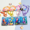 oly-f7d86501dae5924f4f279b3b7ed176de Wholesale Acrylic Oil-Infused Mermaid Card Keychain Bag Charm Car Key Accessory Gift