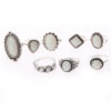 Wholesale Vintage Geometric Design Ring - Fashion Jewelry Accessory for Gift and Resale
