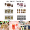 oly-f7dc64f593086633cad5596dd25a1fc8 Wholesale 5pcs Sweet Retro Wild Leopard Print Checker Grid Star Mixed Decor Prints 16oz Cup UV DTF Wraps