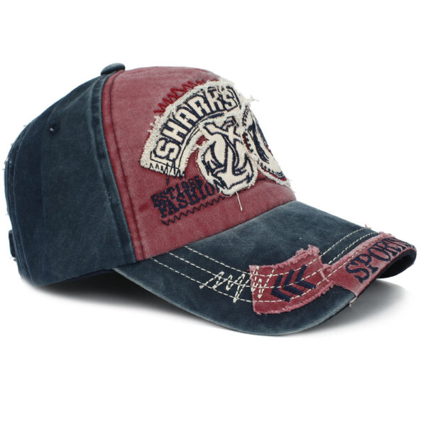 oly-f7f589a5f54883da071c707b9d38ace8 Wholesale Shark Embroidery Baseball Cap 3D Letter Cotton Hat Adjustable Fashion Accessory for Resale