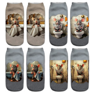 oly-f801235add3175e29f3acd3514052ac8 Wholesale 3D Mouse Pattern Printed Socks Fashion Accessory for Everyday Casual Gift Resale