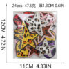oly-f803752c57452c9f82934d4a9ee3720a Wholesale Embroidered Leather Patches - Love Heart, Star & Leopard Print - Trendy Clothing Decor Accent for Crafting or Gift