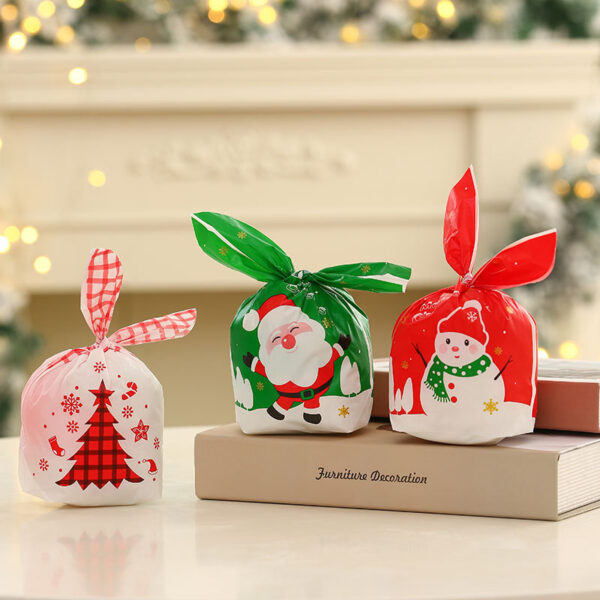 Wholesale Santa Face Christmas Gift Bags for Party Favors