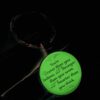 Wholesale Modern Art Luminous Nebula Keychain Zinc Alloy Handmade Glass Pendant Boutique Resale Accessory