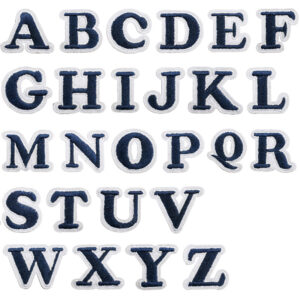 Set of 26 blue