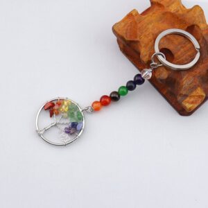 Round tree of life keychain (3cm)