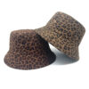 oly-f844307398fe003497f4d56fa8d80d0f Wholesale Corduroy Leopard Print Reversible Bucket Hat for Women Trendy Casual Sun Hat