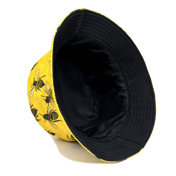 oly-f847c00d3acc50a89187d68639cd36b7 Wholesale Bee Print Double Sided Bucket Hat Trendy Fashion Accessory Gift for Summer