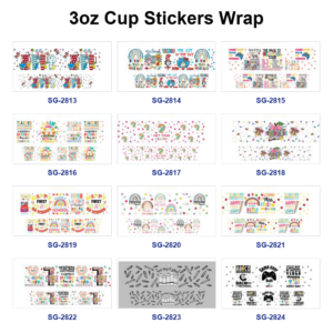 oly-f850de2300b53bb19f6ac5145edf1f9f Wholesale 8pcs Back To School Teacher Stationery Print 3oz Cup Stickers Wrap OLY Exclusive