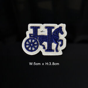 H royal blue carriage