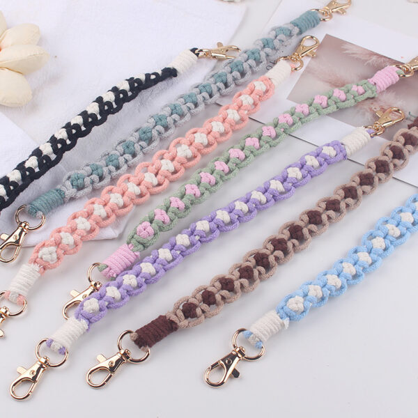 oly-f8e02d578b811f69df9eb4c6d0b88f17 Wholesale Cotton Handmade Floral Water Cup Strap for Green Boutique Accessory for Resale