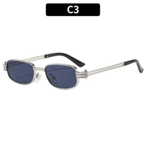 C3-Silver frame blue-gray accents