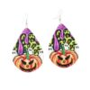 oly-f907c8f084833810e149e0cc4101a79c Wholesale Acrylic Halloween Ghost Pumpkin Earrings Trendy Cartoon Ear Studs for Party and Everyday Wear