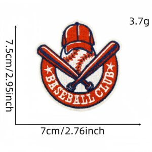 Cartoon baseball cloth sticker 13 #