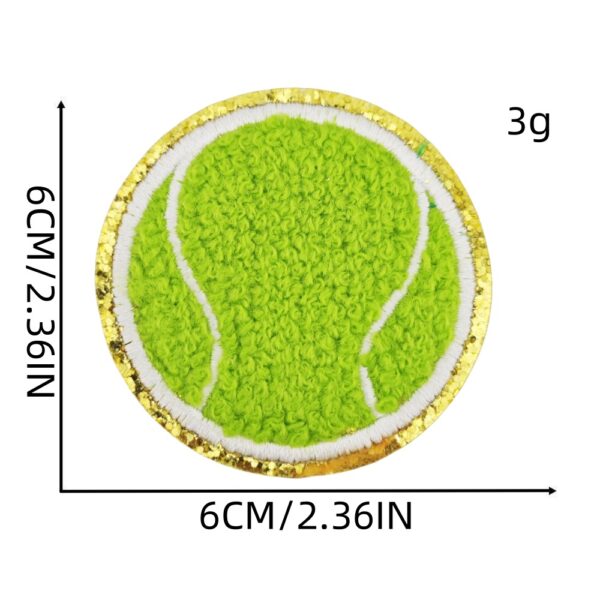 oly-f96fa3041446102533568aea6b9bf902 Wholesale Polyester Wool Glitter Ball Pattern Embroidered Patch Decorative DIY Accessory for Resale