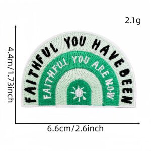 Cartoon english cloth sticker 7#