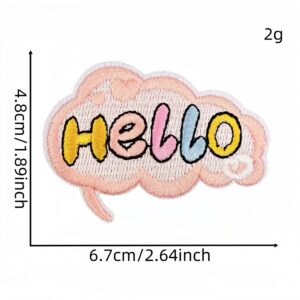 Hello hello cloth sticker 11#