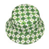 Wholesale Clover Pattern Double Sided Bucket Hat Fashion Sun Protection Foldable Hat for Resale