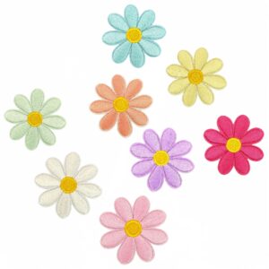 Medium mixed cloth patches 8 pack