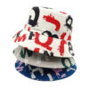 Wholesale Graffiti Letter Bucket Hat Sunscreen Fashion Accessory Trendy Gift for Couples