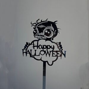 1. 3mm thick acrylic is about 10cm wide / Happy halloween skull