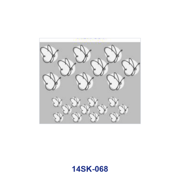 oly-f9be30e116738537931509af98fd4c93 Wholesale 2/4/8pcs Minimal Butterfly Mini Cup Sticker