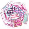oly-f9c9b98145d044e9bc3c3f4e4a7020f2 Wholesale 20 Styles Pink Alphabet Gold Plaid Iron On Embroidered Patches for DIY Shoes Hats Craft Supply