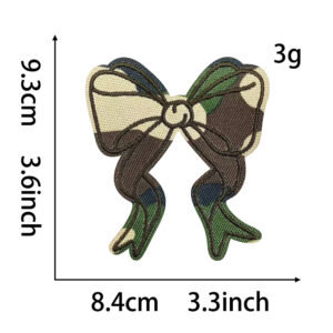Hot melt glue*camouflage*bow tie