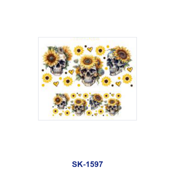 Wholesale 8pcs Sunflower Skull Paw Print Religious Anchor Pet Bow Musical Note Letter Pattern Mini Cup Keychain Sticker OLY Exclusive