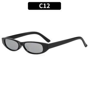 C12-black frame white mercury